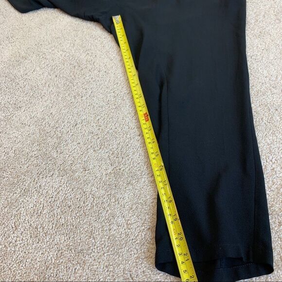 Eileen Fisher Women's Silk Charmeuse Drawstring Ankle Pants Black Sz S - Picture 10 of 12